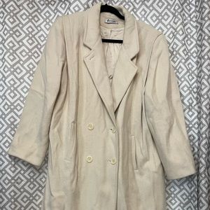 Forecaster knee length wool coat